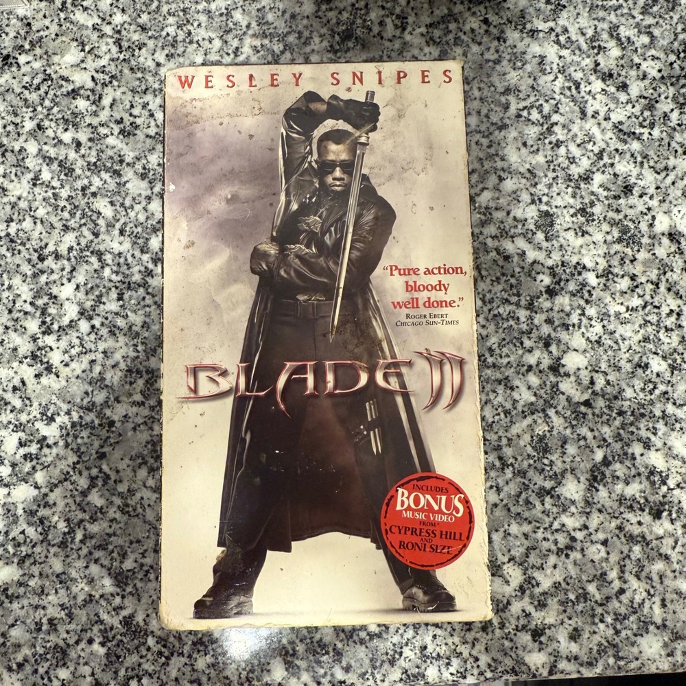 Blade II VHS Movie 2002